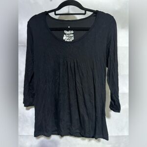 Miraclebody Miraclesuit Women’s Large Black Shapewear Top Blouse Shirt Slimming